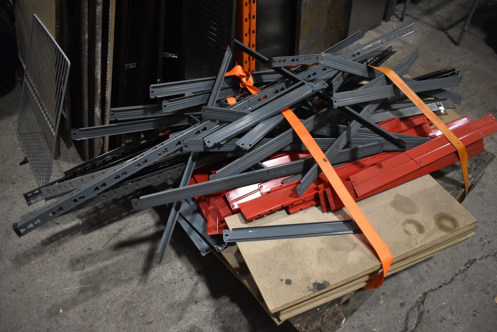 Collection of Boltless Garage / Warehouse Shelving With Wooden Shelves - Dismantled Ready for - Image 3 of 8