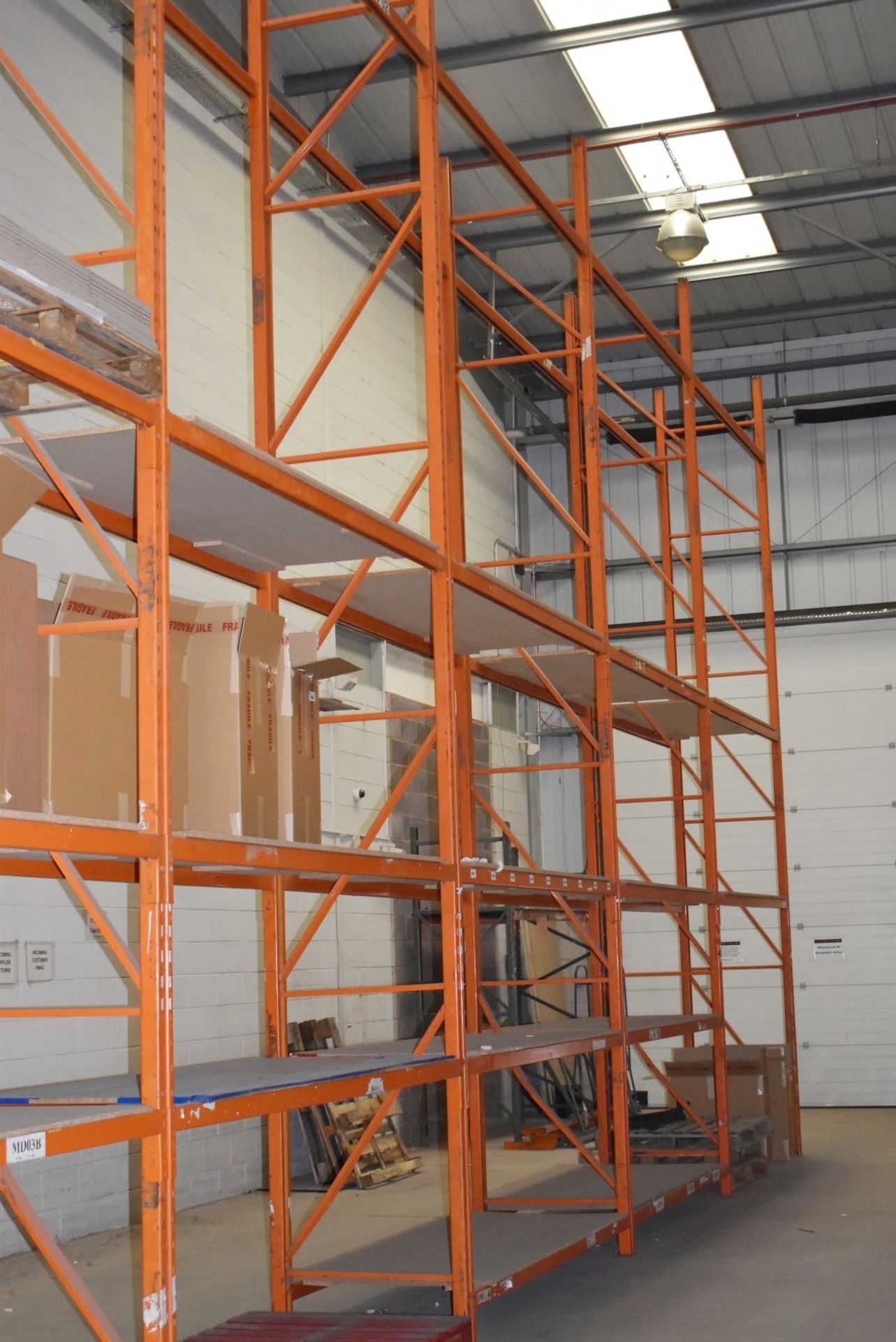 5 x Bays of RediRack Warehouse Pallet Racking - Lot Includes 6 x Uprights and 38 x Crossbeams - - Image 3 of 4