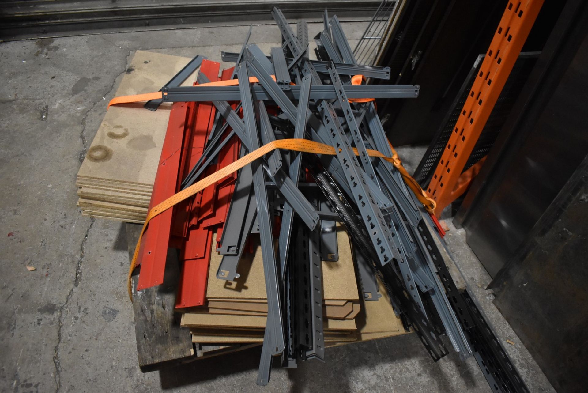 Collection of Boltless Garage / Warehouse Shelving With Wooden Shelves - Dismantled Ready for - Image 5 of 8