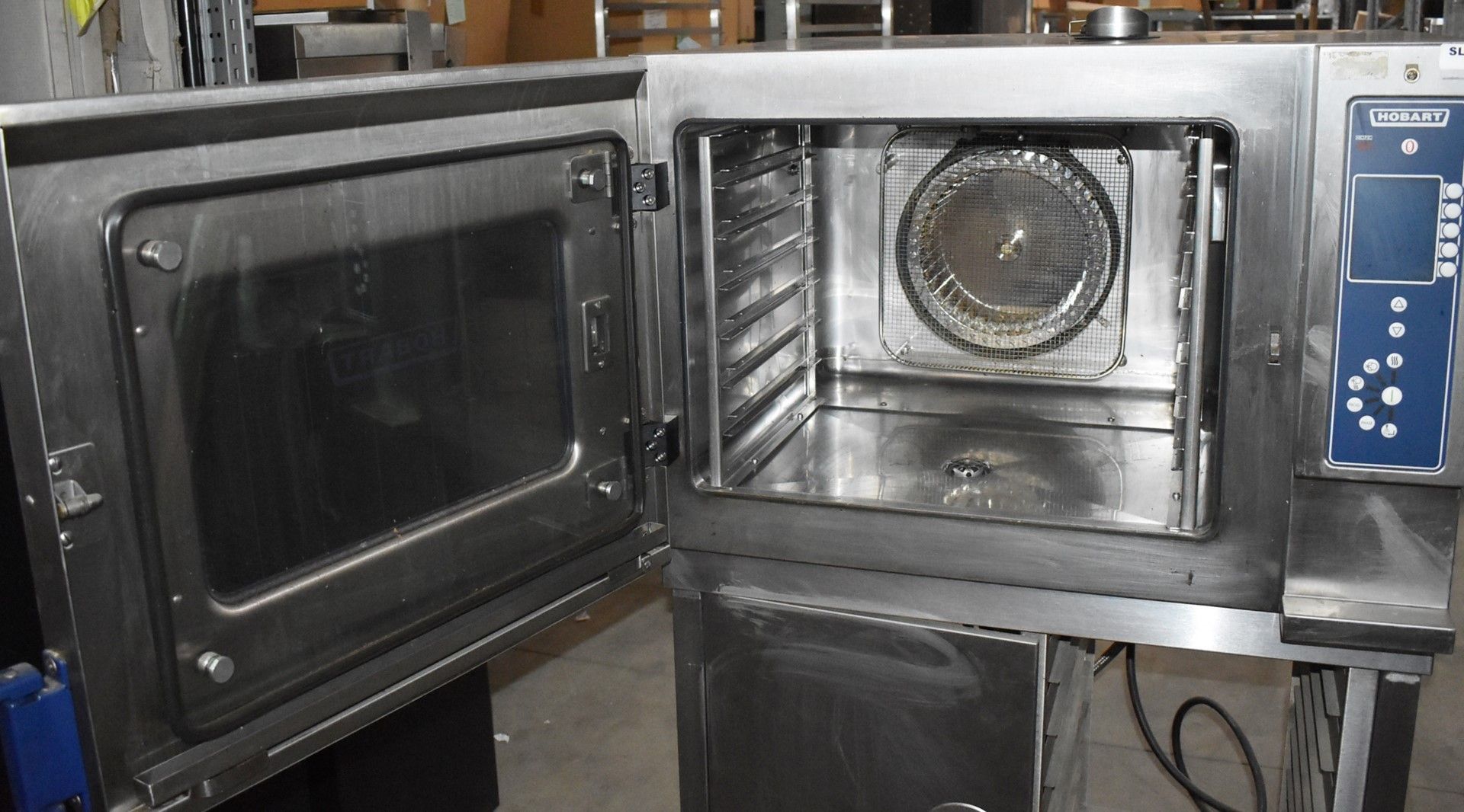 1 x Hobart 6 Grid Combi Oven With Stand - 3 Phase Power - Recently Removed From Major Supermarket - Image 7 of 10