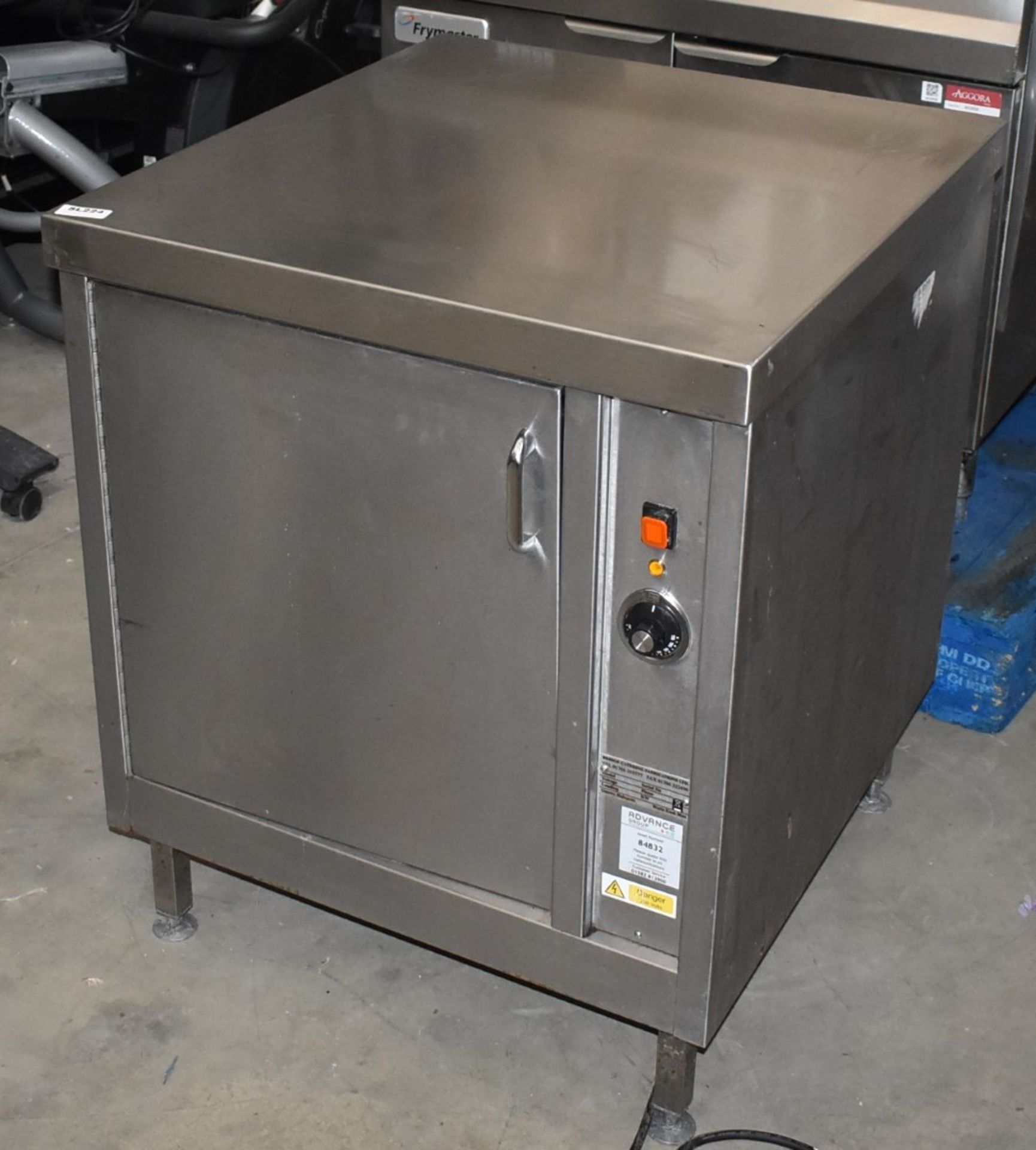 1 x Stainless Steel Warming / Holding Cabinet By Bridge Catering - 240v - With Prep Counter Top - - Image 7 of 8