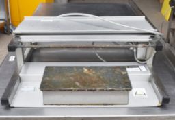 1 x Countertop Food Tray Wrapper Unit For Heat Sealed Wrapping - 56cm Wide - 240v - Recently Removed