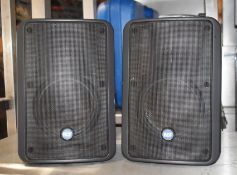 2 x RCF 175-Watt Two-Way Compact Monitor Speakers - Model Monitor 55 - RRP £246 - Ref: JP11/JP12 -