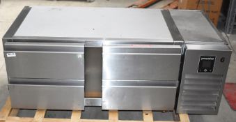 1 x Precision HUBC 411 Stainless Steel Under Broiler Counter Refrigerator - Recently Removed From