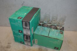 36 x Royal Leerdam Bouquet Port Glasses - Dimensions: 5OZ - Recently Removed From A Commercial