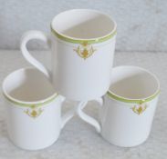 36 x Harrods Two Colour Litho Georgian 4.5oz Cups  - Recently Removed From a Commercial Restaurant