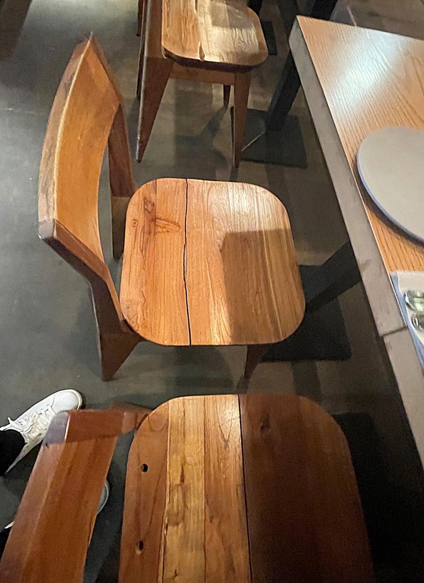 12 x Solid Wood Bistro Dining Chairs - Ref: MAN141 - CL677 - Location: London W1FThis item is to - Image 11 of 12