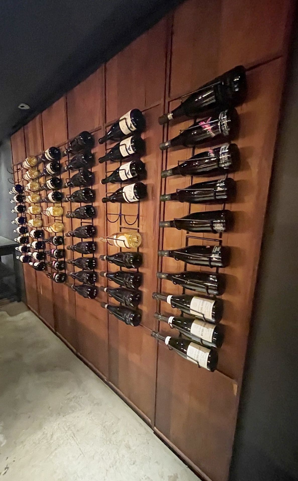 6 x Wooden Wall Panels With Wine Racks Boasting A Combined Capacity Of 60 x Bottles - Image 5 of 7