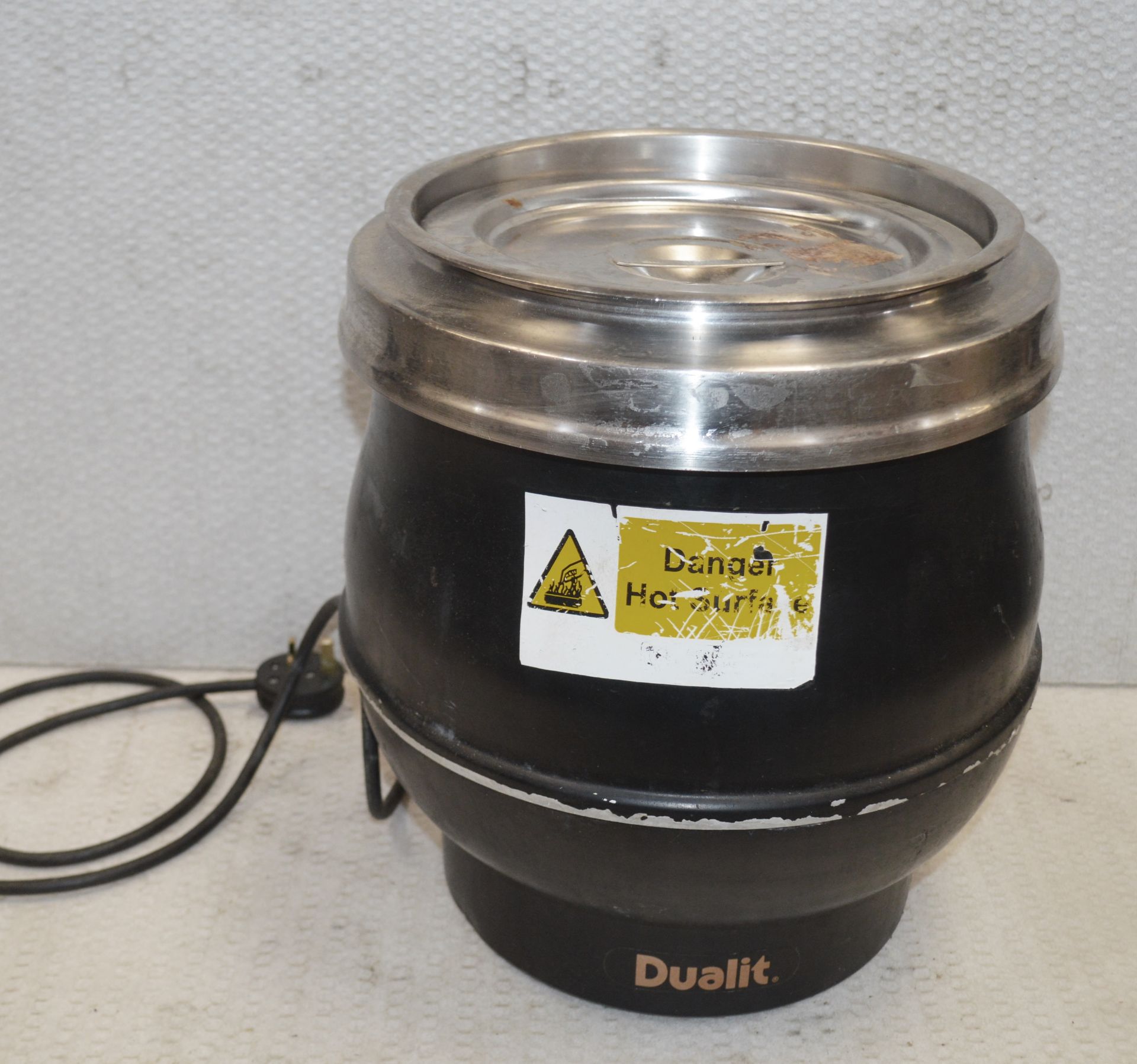 1 x Stainless Steel Dualit Hotpot/Soup Kettle -11 litre capacity - Dimensions: H38 x W34 cm - - Image 3 of 3