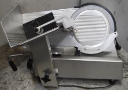 1 x Bizerba BJ2016 Manual Gravity 12 Inch Commerial Meat Slicer - Recently Removed From a Commercial