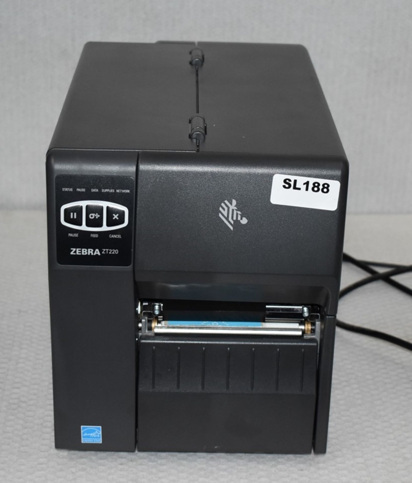 1 x Zebra ZT220 Desktop Thermal Transfer Label Printer - RRP £659 - Recently Removed From a Vegan