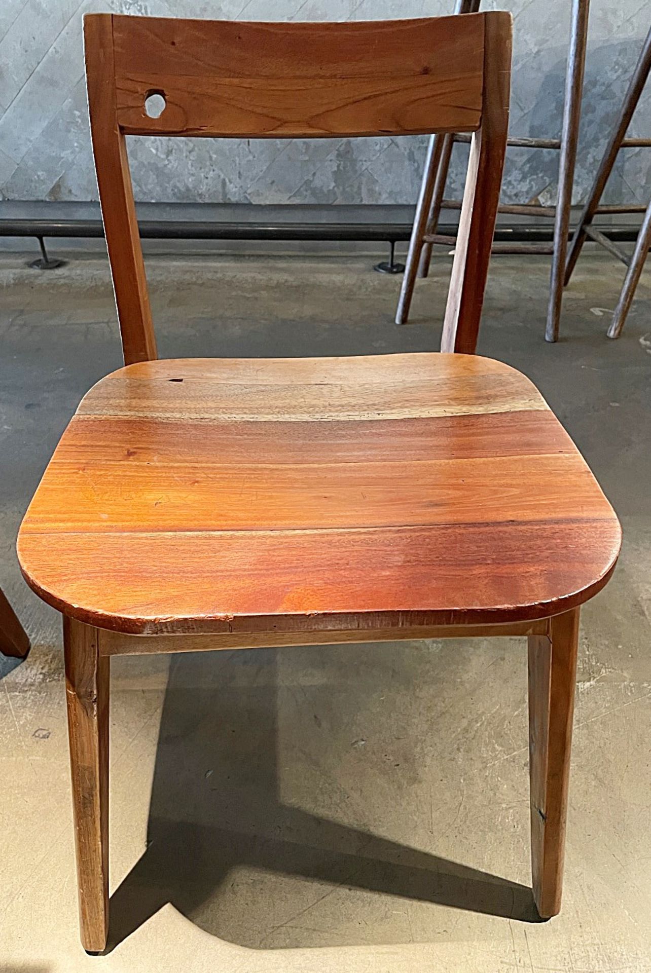 12 x Solid Wood Bistro Dining Chairs - Ref: MAN141 - CL677 - Location: London W1FThis item is to - Image 2 of 12