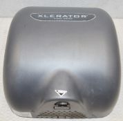 1 x Xlerator Eco-Excel Graphite Die-Cast Aluminium Low Energy Automatic Hand Dryer - 230v - 500w -