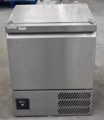 1 x Williams H5UC R290 R1 Single Door Stainless Steel Undercounter Fridge With Easy Grab Handle, Two