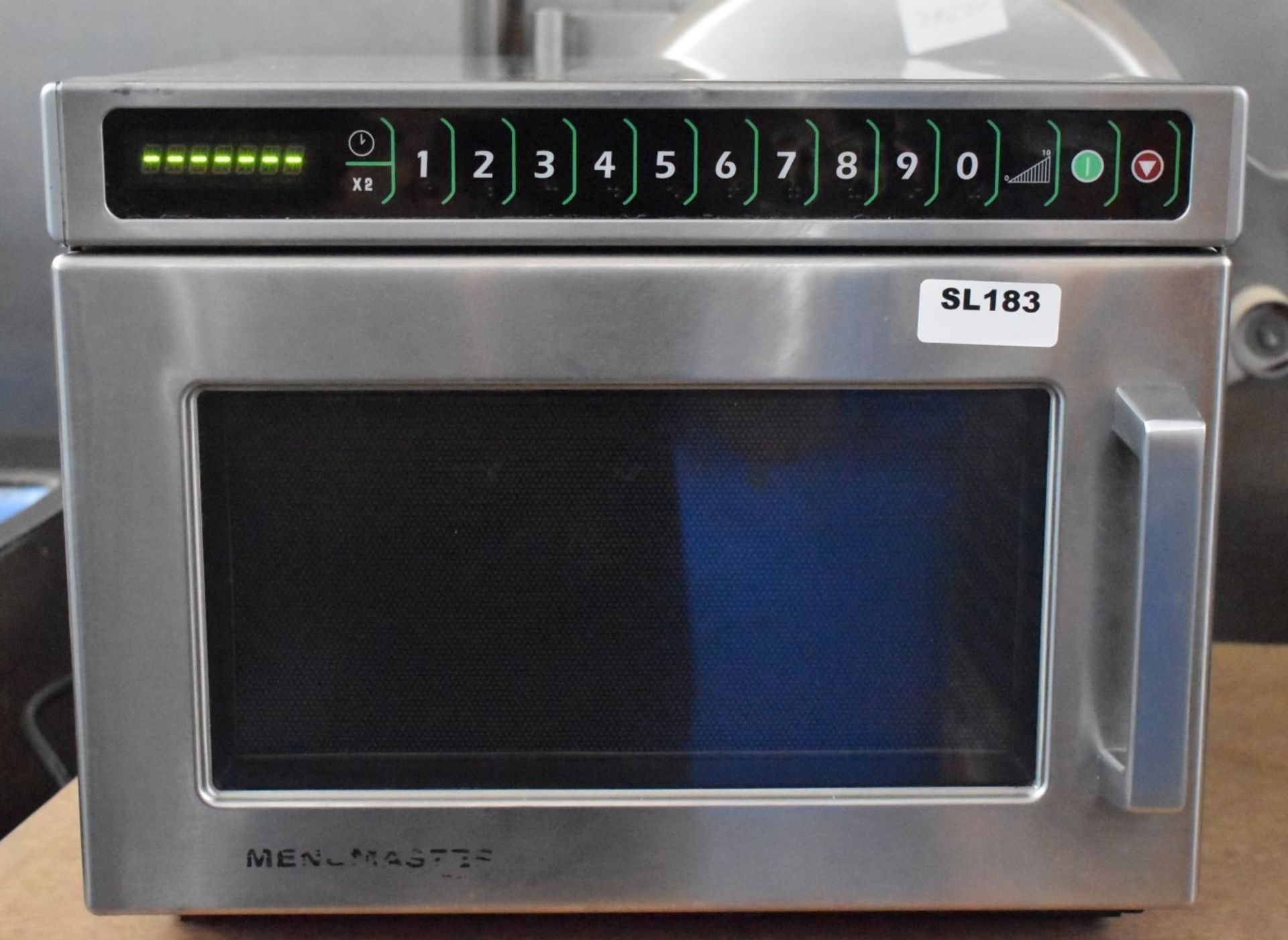 1 x Menumaster Commercial Microwave Oven - Model DEC14E2U - 1.4kW, 13A, 17Ltr - Recently Removed