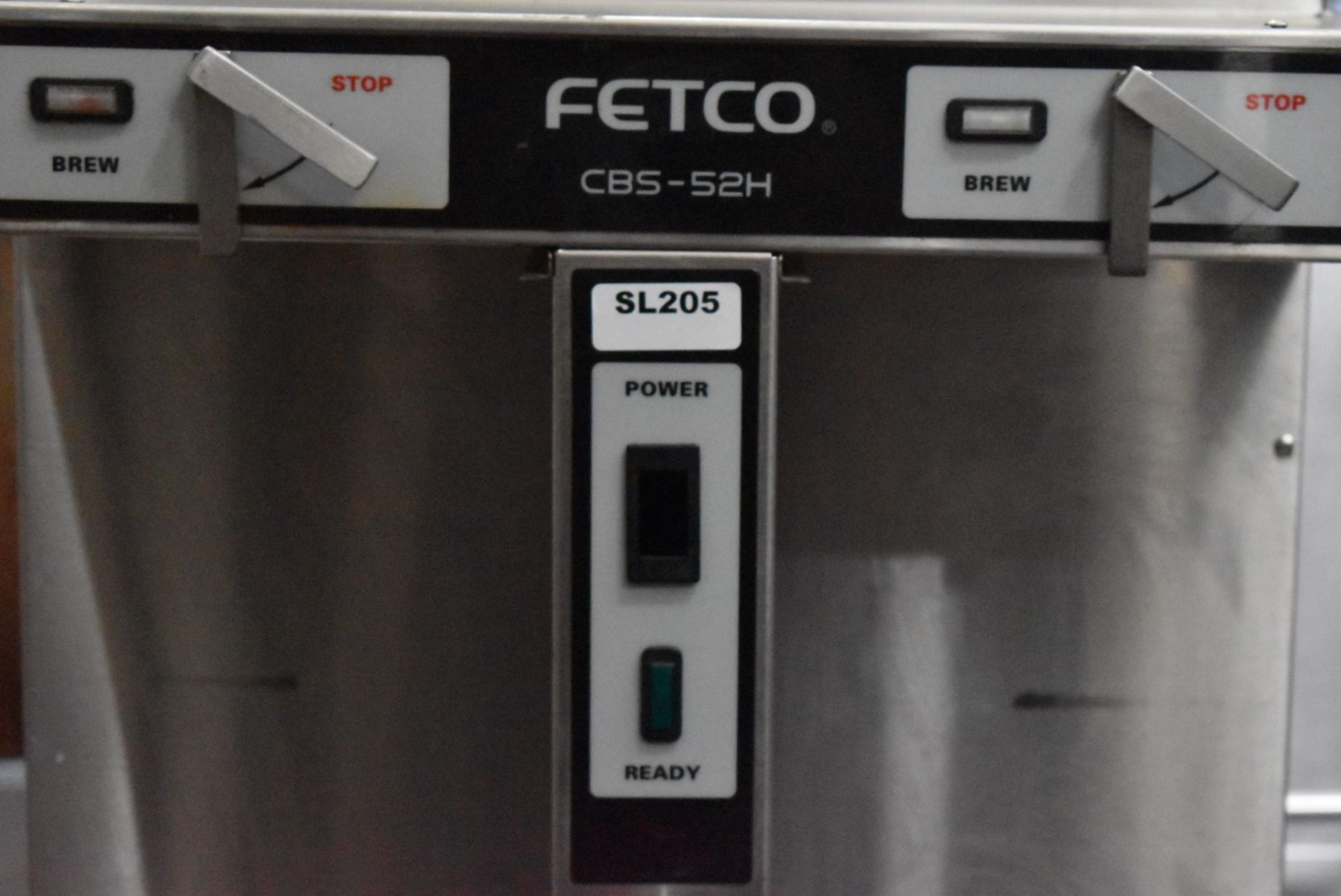 1 x Fetco CBS-52H-15 Stainless Steel Twin Automatic Coffee Brewer - Please See Description - - Image 3 of 10