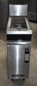1 x Moorwood Vulcan M Line Plus Single Tank 30cm Gas Fryer - Model 30FD - Recently Removed From a