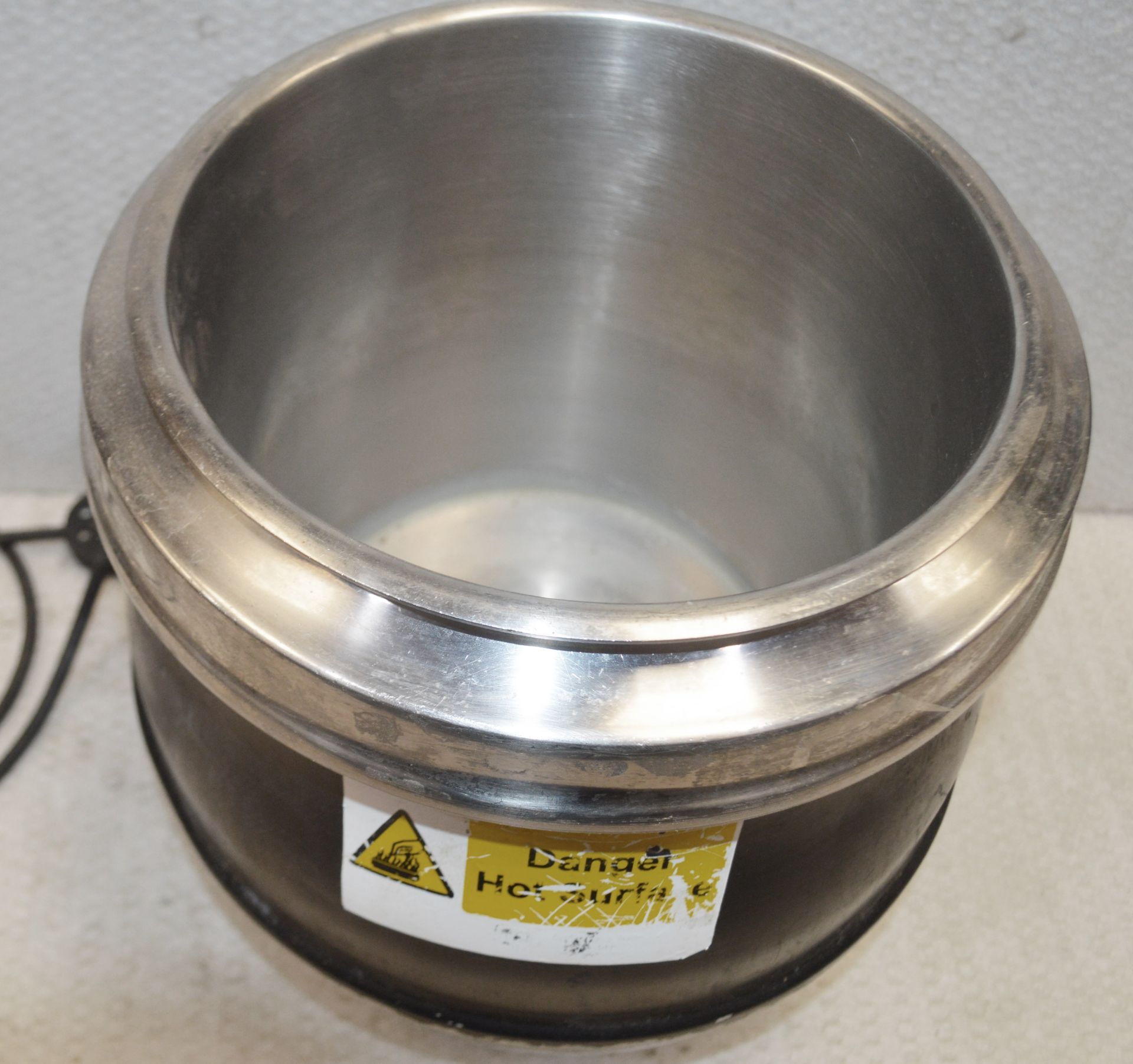 1 x Stainless Steel Dualit Hotpot/Soup Kettle -11 litre capacity - Dimensions: H38 x W34 cm - - Image 2 of 3