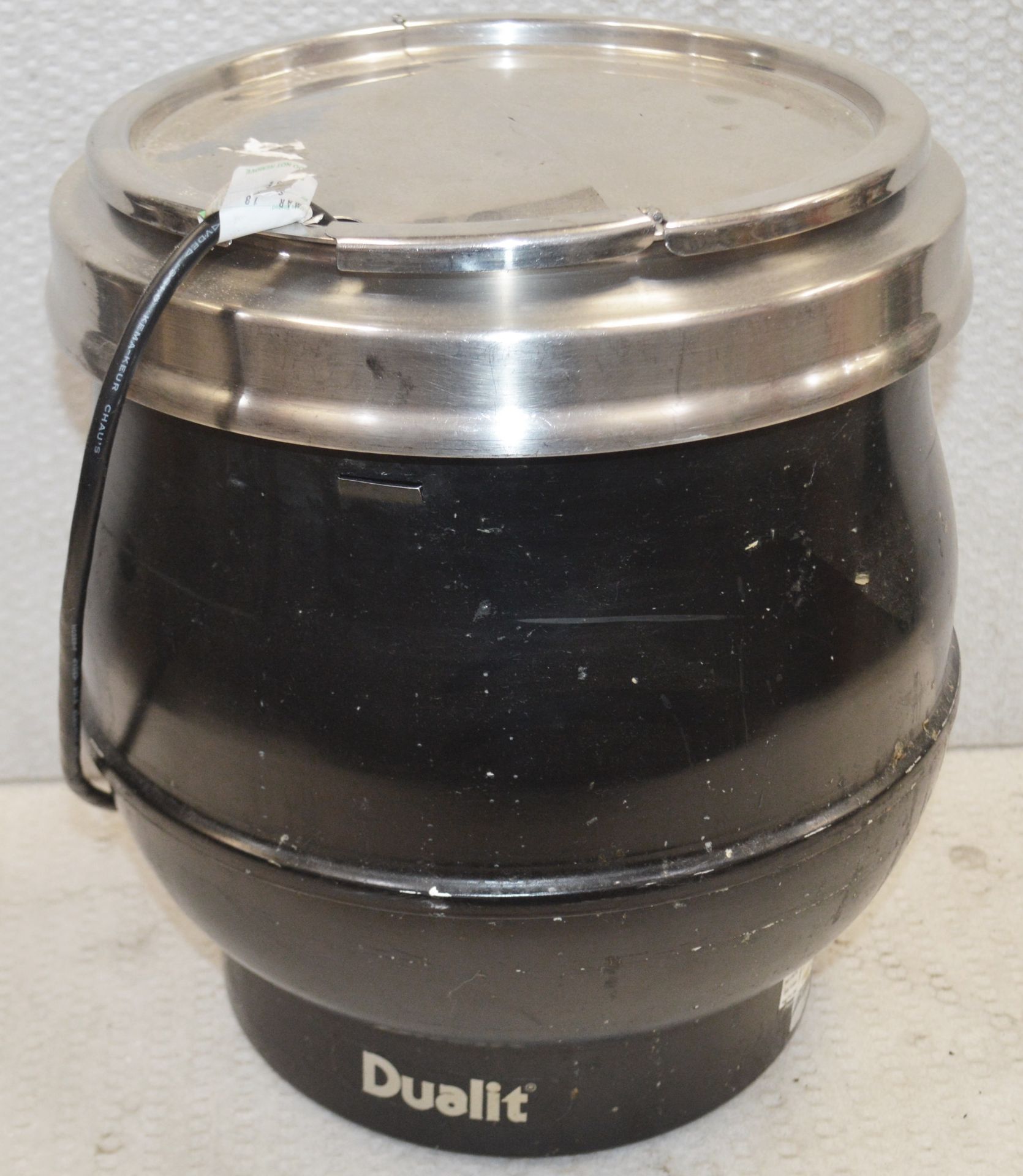 1 x Stainless Steel Dualit Hotpot/Soup Kettle - 11 litre capacity - Dimensions: H38 x W34 cm - - Image 3 of 5