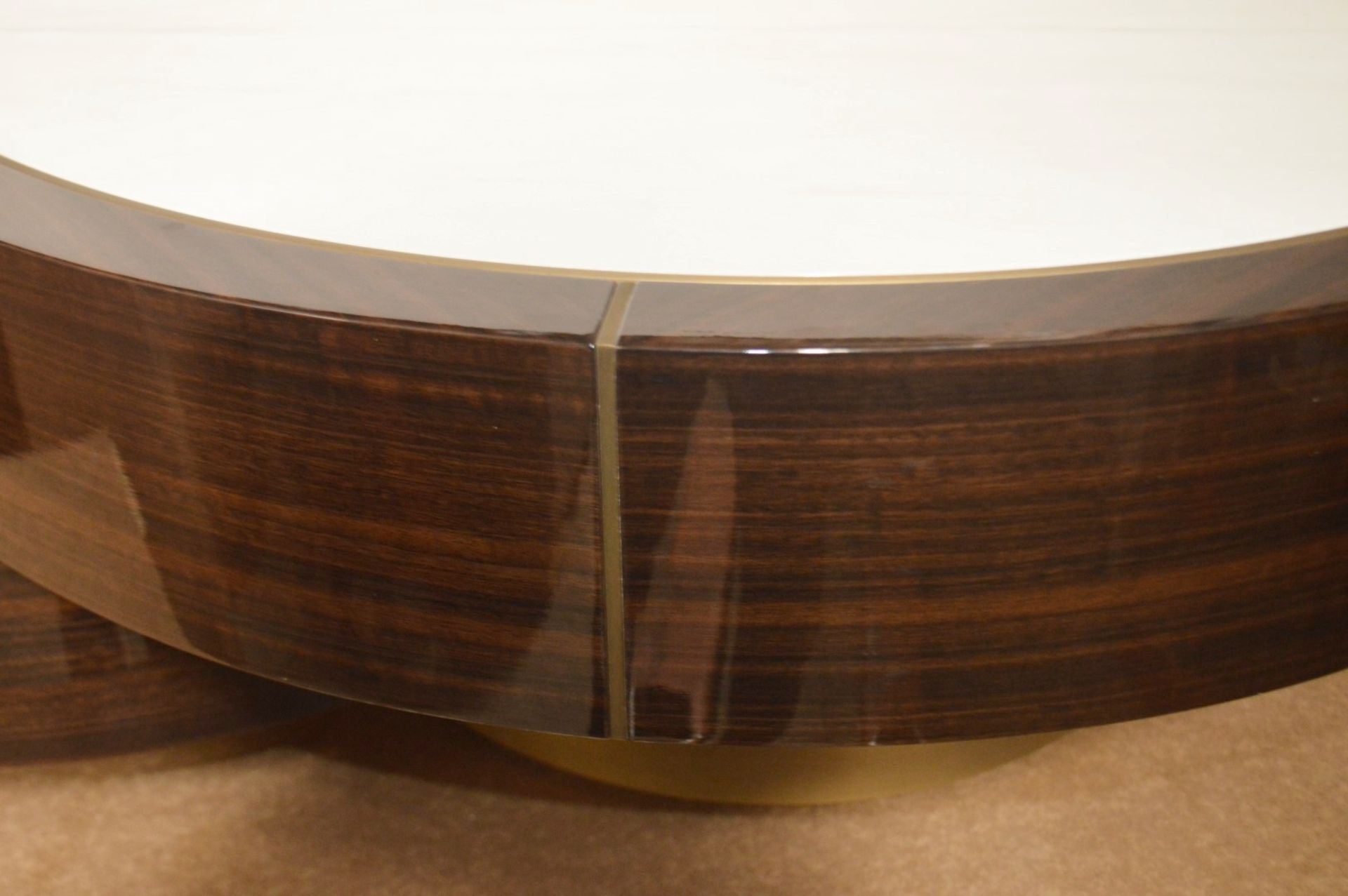 1 x FRATO 'Aarhus' Luxury Coffee Table Topped With Marble With High Gloss Finish - RRP £6,611 - Image 9 of 9