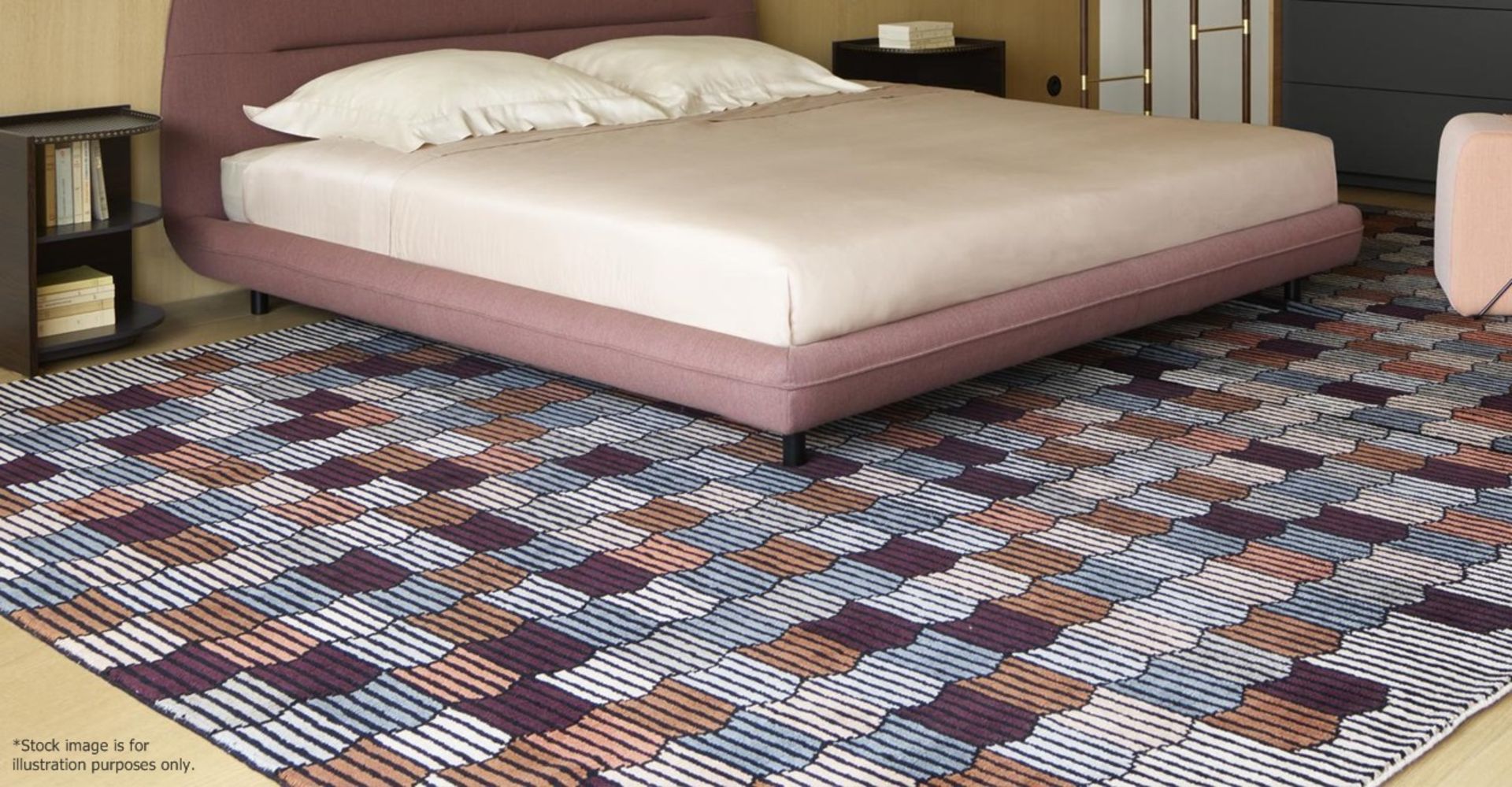 1 x LIGNE ROSET 'Mémoire d'une Trame' Designer Hand-knotted Pastel Coloured Luxury Rug - RRP £2,450 - Image 2 of 8