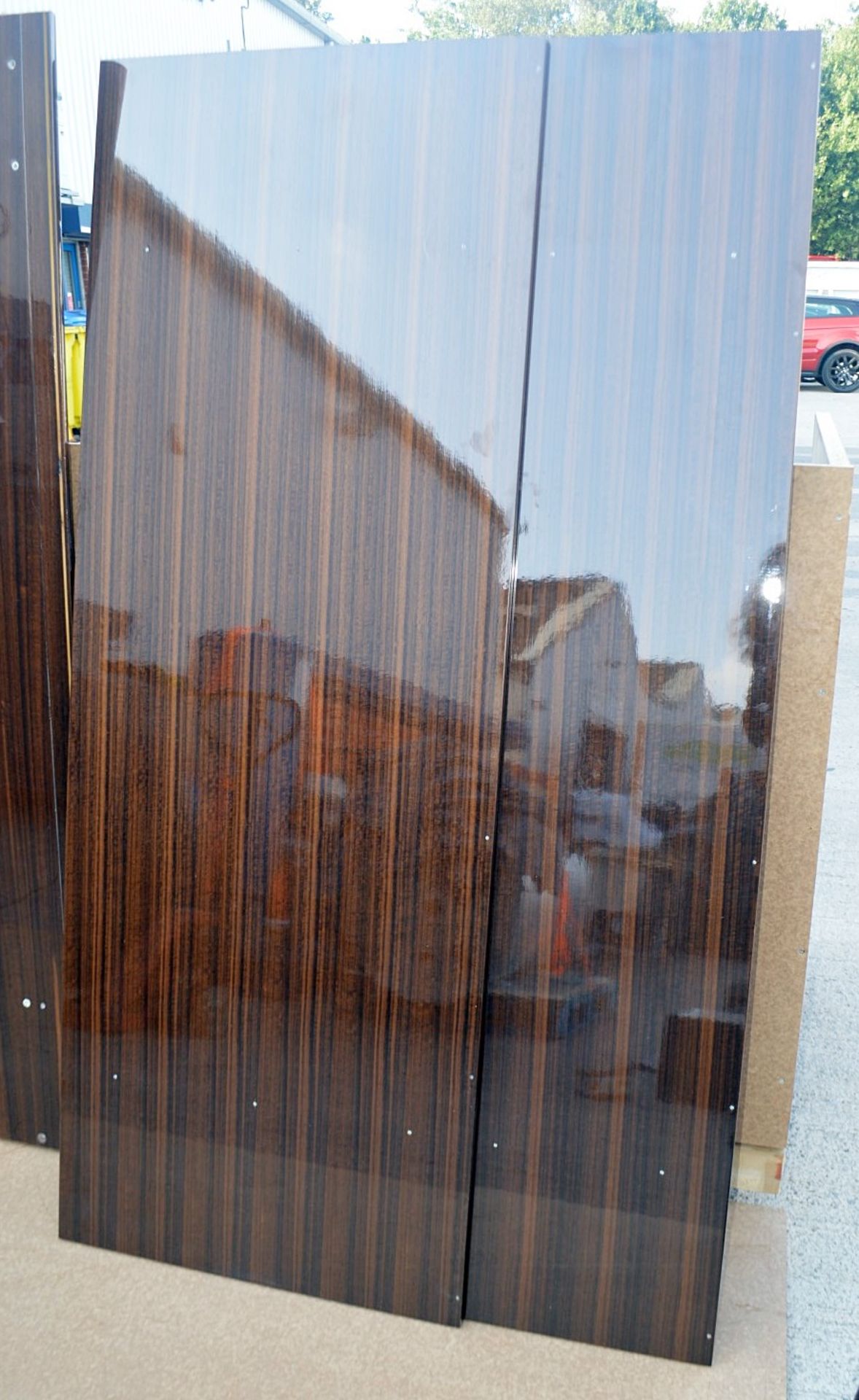 1 x FRATO Bespoke 'Siena' Wardrobe With A High Gloss Brown Wood Veneer Finish - Original RRP £18,890 - Image 6 of 21