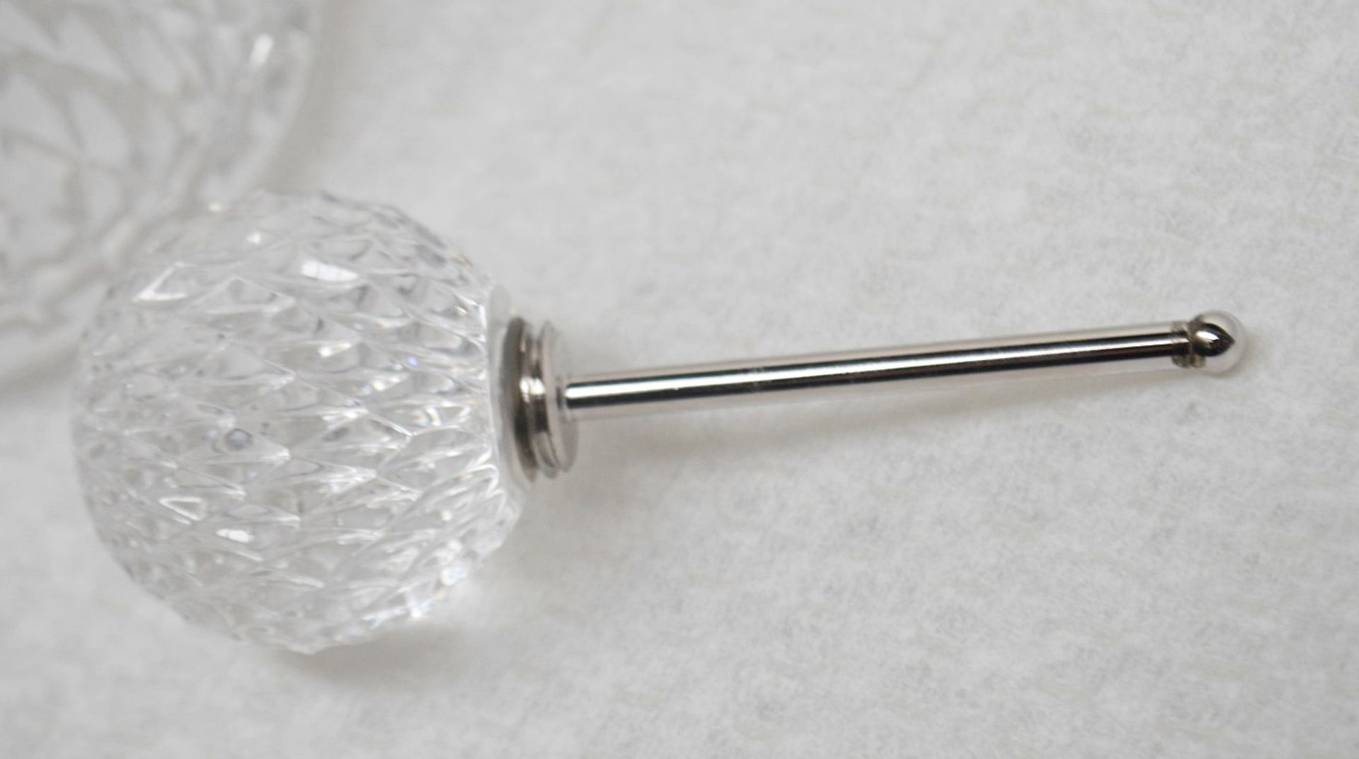 1 x BALDI 'Home Jewels' Italian Hand-crafted Artisan Clear Diamond Crystal Perfume Bottle & - Image 4 of 5