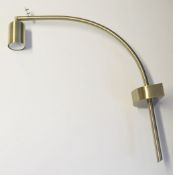 1 x CHELSOM Wall Light In A Bronze Finish - Unused Boxed Stock - Dimensions: H40 x D34cm - Ref: