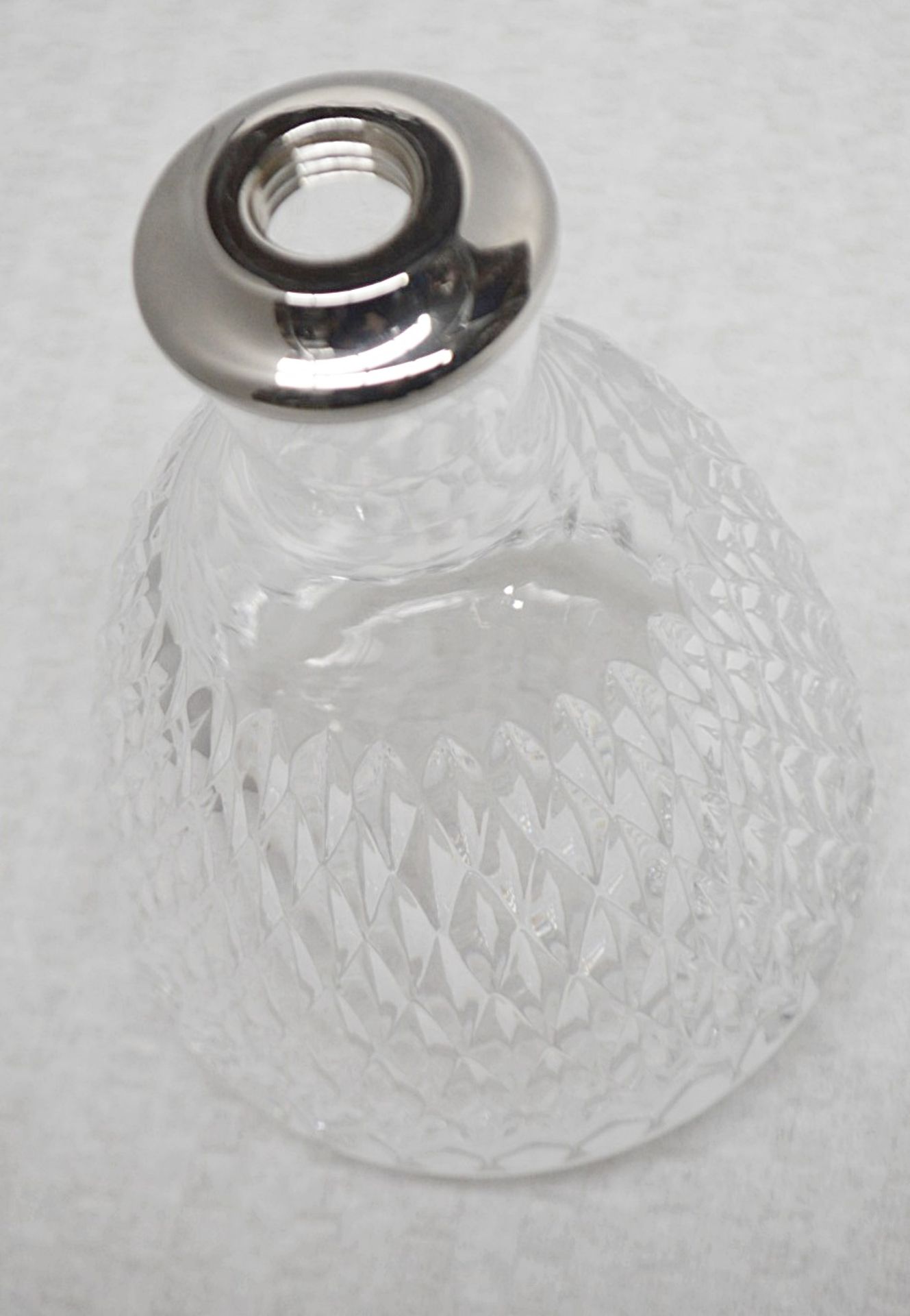 1 x BALDI 'Home Jewels' Italian Hand-crafted Artisan Clear Diamond Crystal Perfume Bottle & - Image 3 of 5