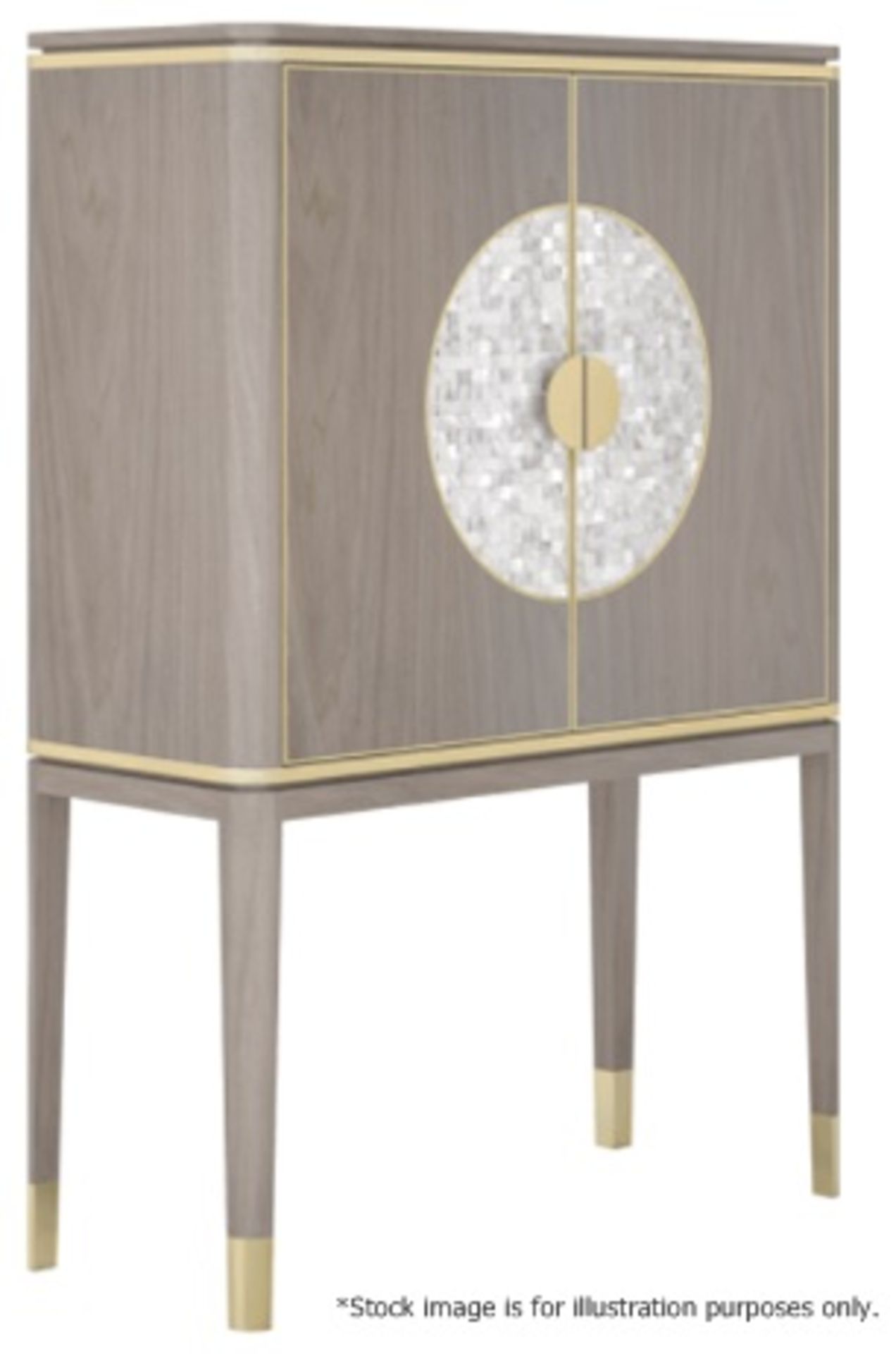 1 x FRATO 'Seville' Luxury Designer 2-Door Tall Cabinet With A High Gloss Finish - RRP £7,968 - Image 12 of 15