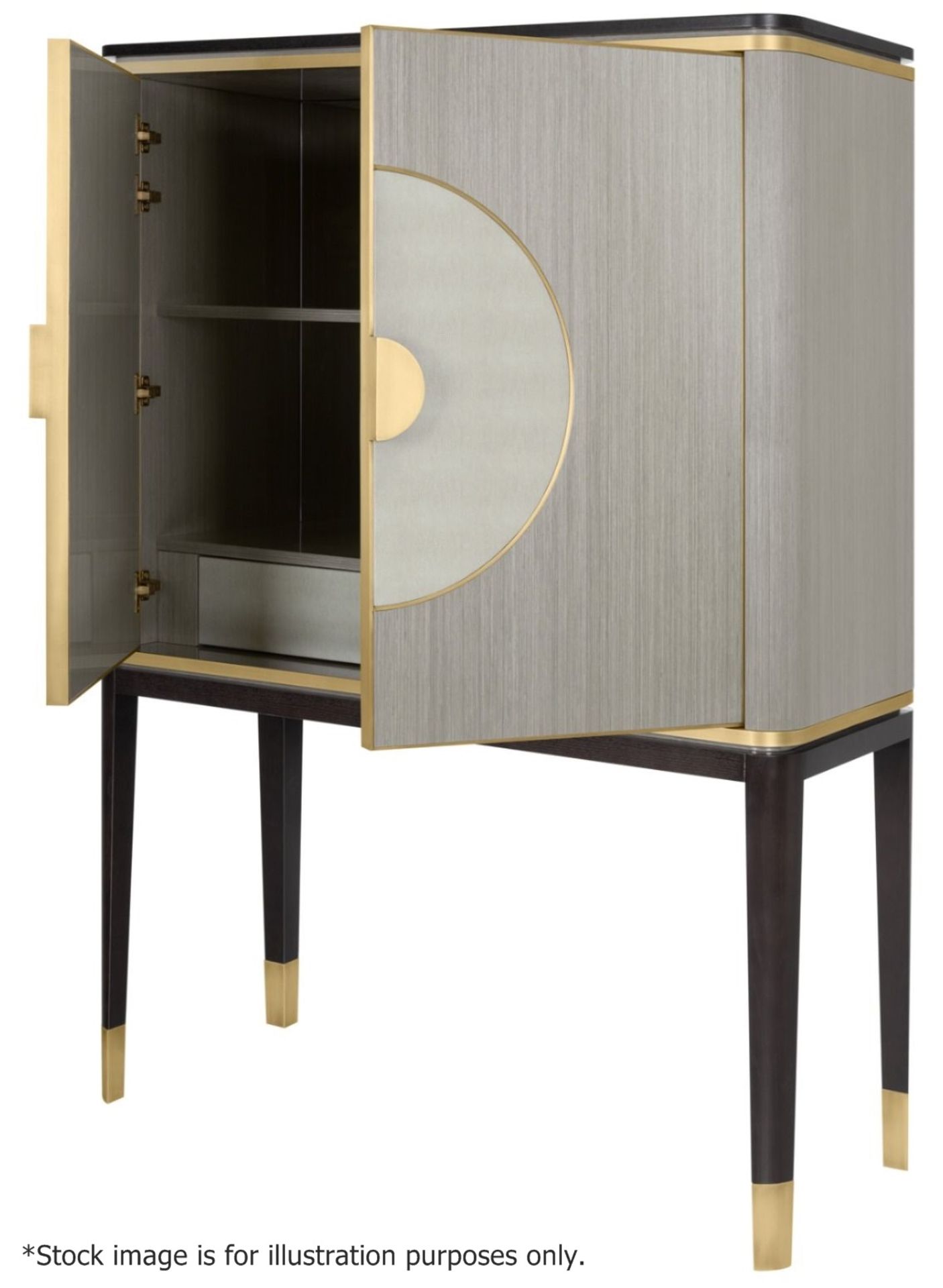 1 x FRATO 'Seville' Luxury Designer 2-Door Tall Cabinet With A High Gloss Finish - RRP £7,968 - Image 14 of 15