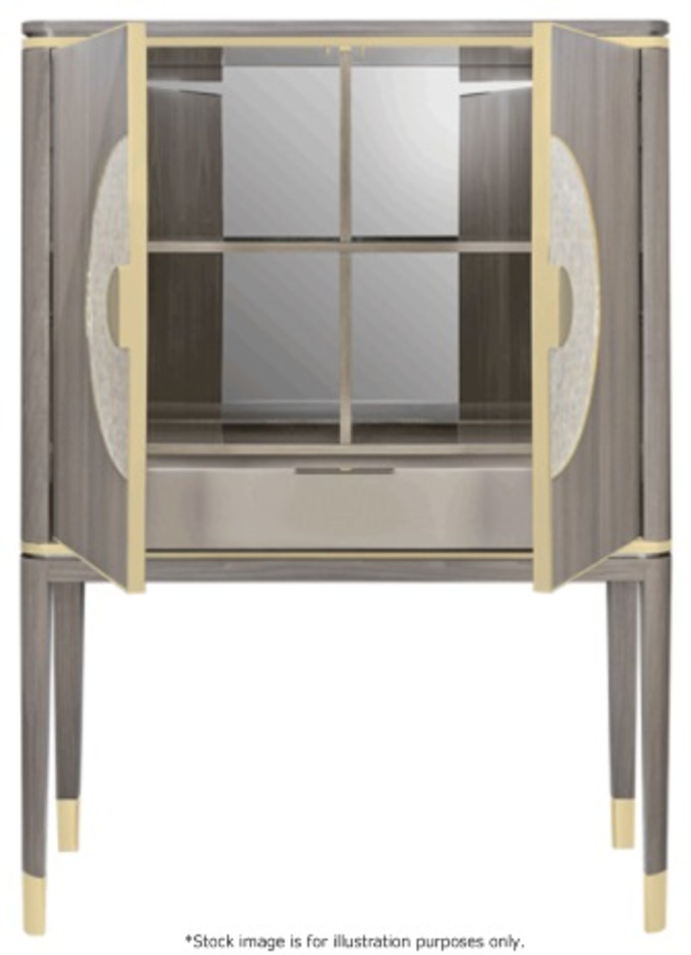 1 x FRATO 'Seville' Luxury Designer 2-Door Tall Cabinet With A High Gloss Finish - RRP £7,968 - Image 13 of 15