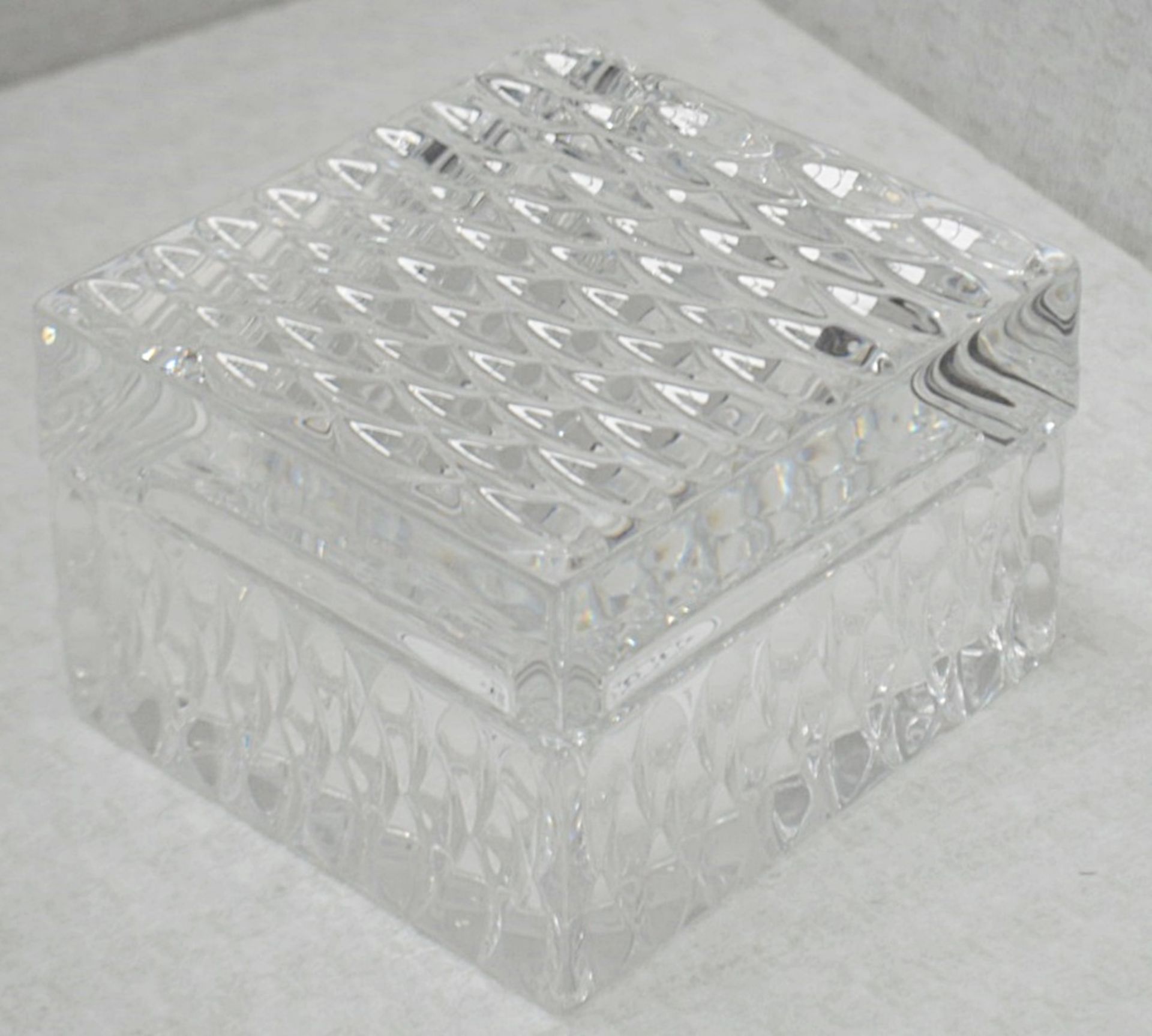 1 x BALDI 'Home Jewels' Italian Hand-crafted Artisan Clear Diamond Crystal Perfume Box, With A - Image 2 of 5