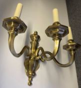 1 x Chelsom Substantial Wall Sconce with 3 Arms Arm to arm 45cm x Height 34cm - designed exclusivel