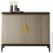 1 x FRATO 'Bilbao' Luxury Designer 1.2 Metre Wide 2-Door Sideboard Cabinet - Original RRP £9,022