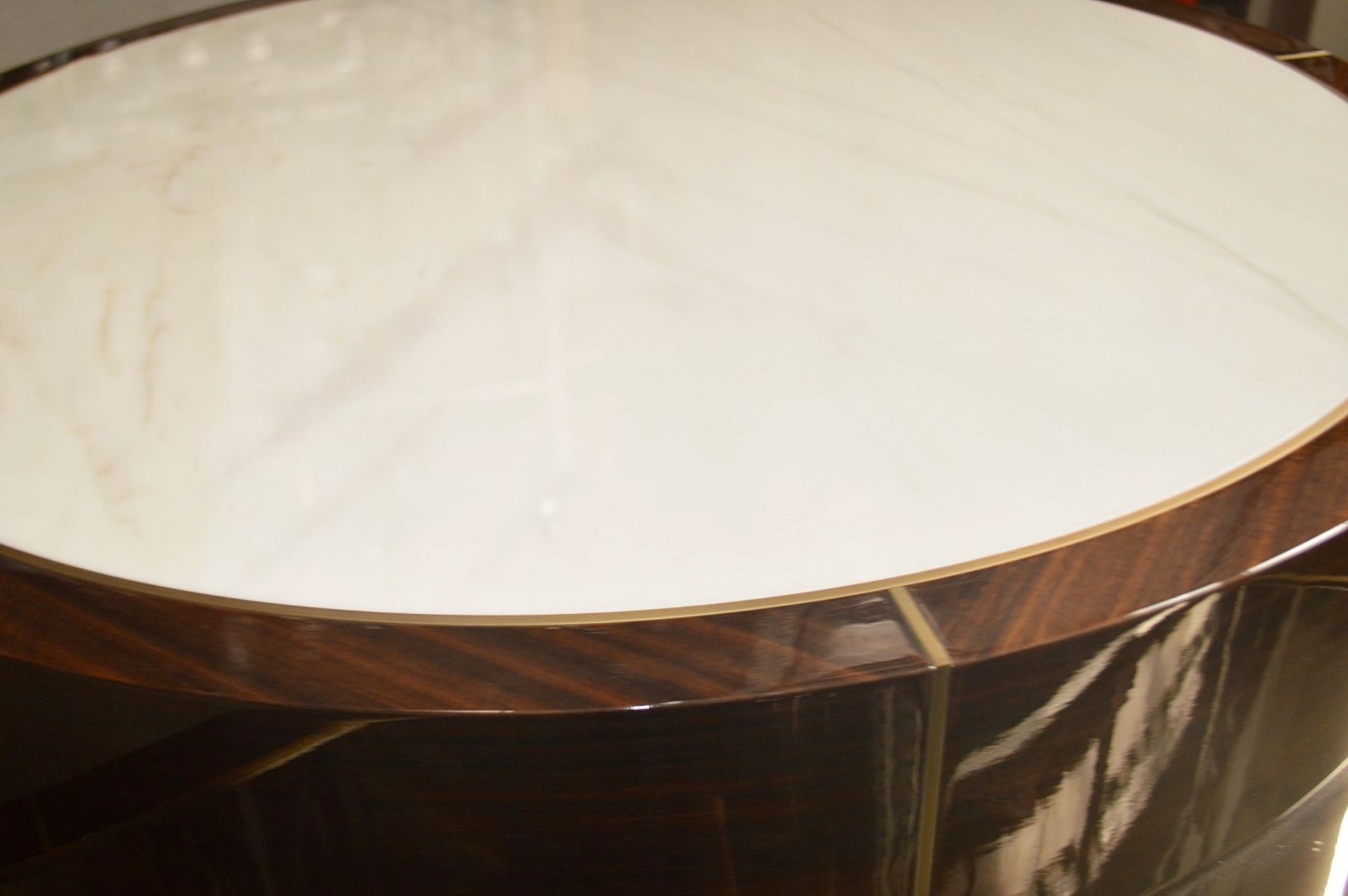 1 x FRATO 'Aarhus' Luxury Coffee Table Topped With Marble With High Gloss Finish - RRP £6,611 - Image 8 of 9