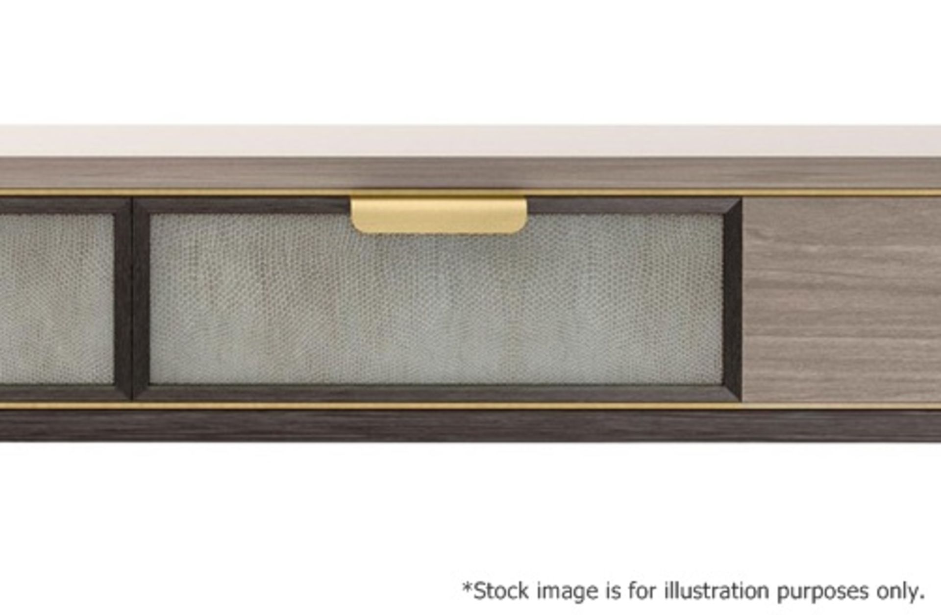 1 x FRATO 'Mandalay' Luxury Designer 2-Drawer Dresser Dressing Table In A Gloss Finish - RRP £4,300 - Image 2 of 17