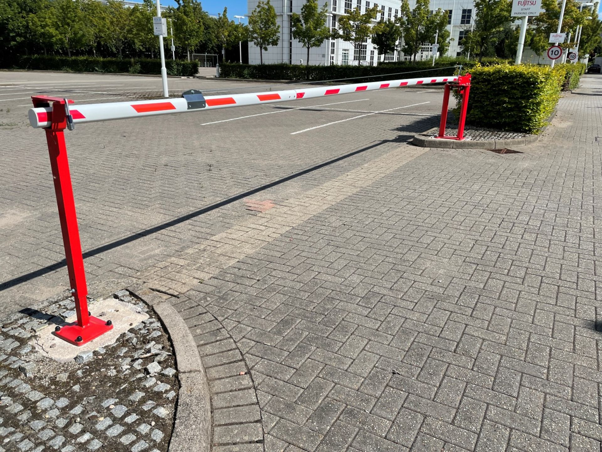 4 x Car Park Barriers - Each Measure 7-Metres Across, 90cm High - To Be Removed From An Executive - Image 10 of 16