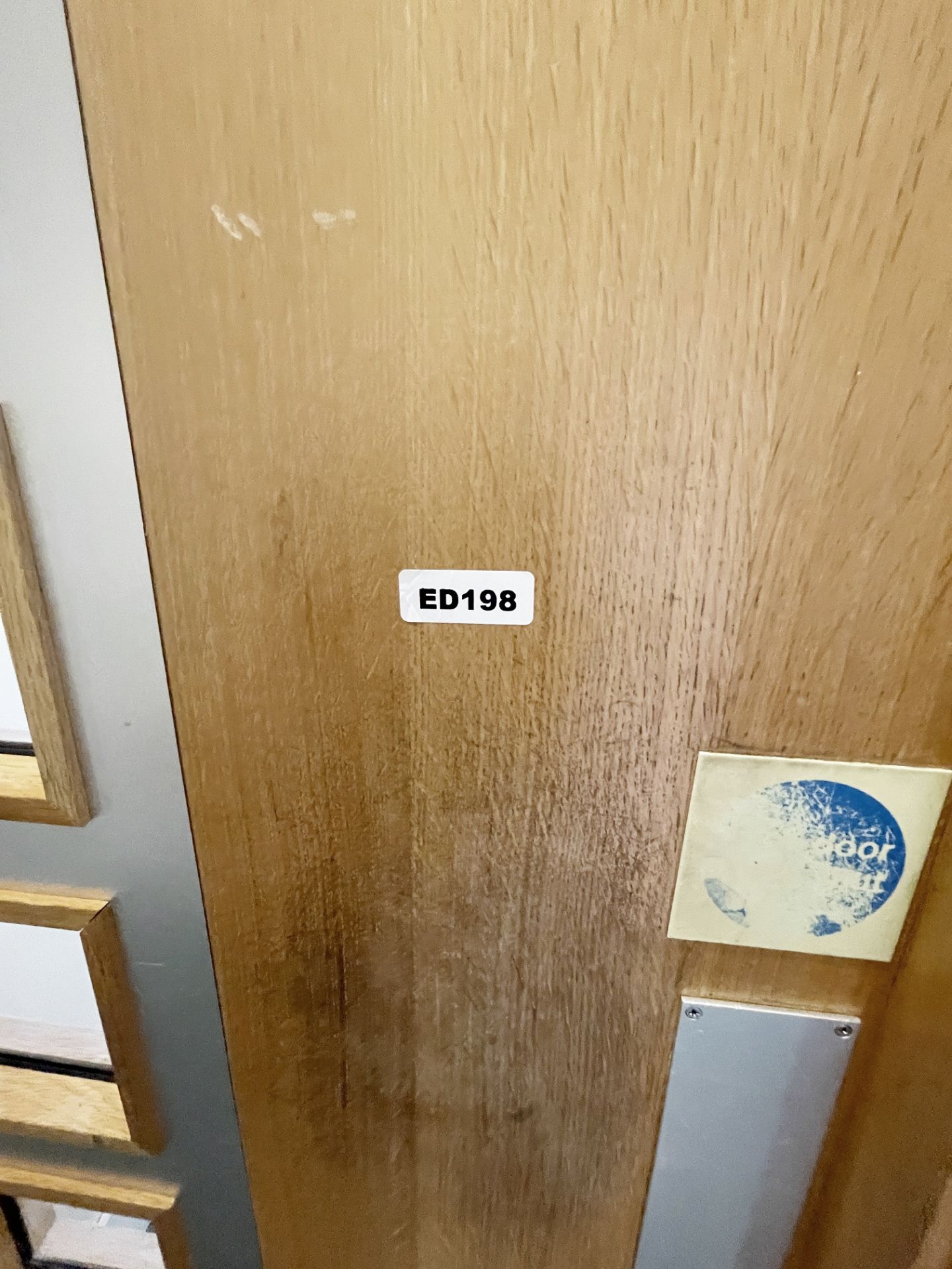 1 x Fire Door With Frame And Door Closer - Ref: ED198 - To Be Removed From An Executive Office - Image 2 of 2