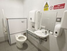 Contents Of Disabled Toilet Inc. Door - Ref: ED201 - To Be Removed From An Executive Office