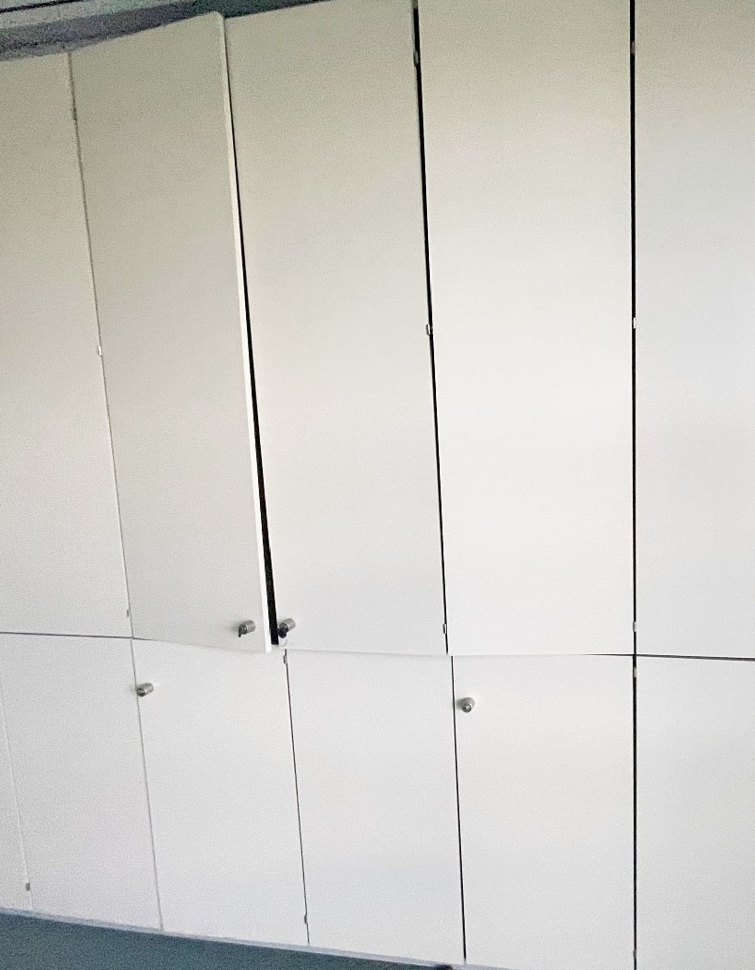 4.8 Metre Wide Bank Of Wall Storage Units - Ref: ED167C - To Be Removed From An Executive Office - Image 2 of 5