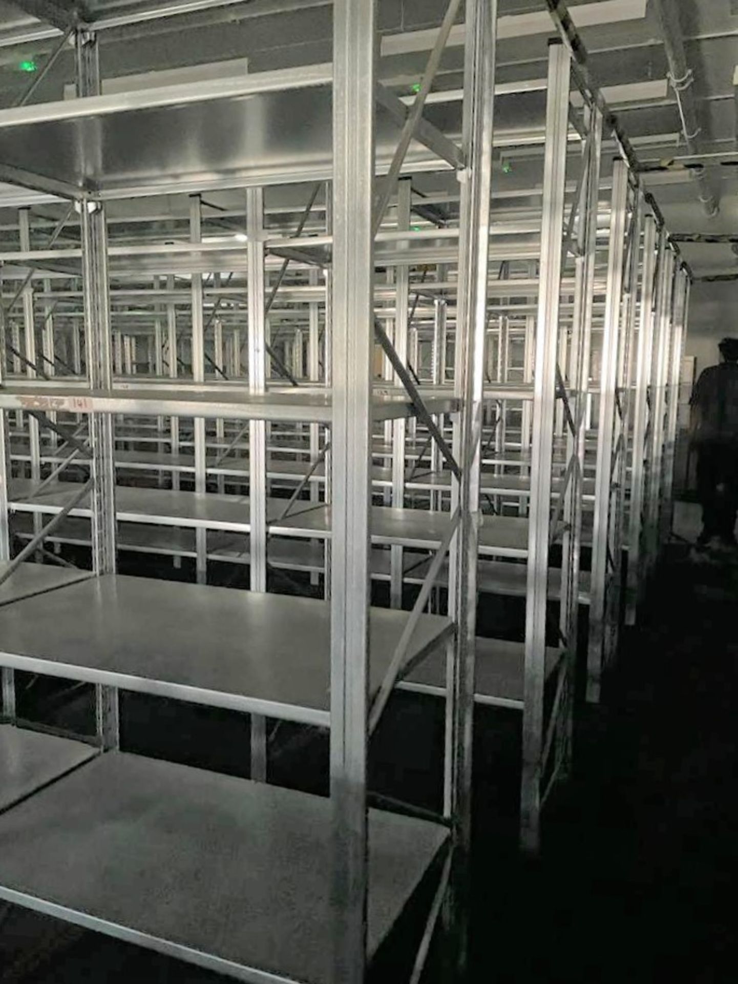 12 x Bays of High Quality Galvanised Steel Warehouse Shelving - Bay Dimensions: H250 x W100 x D60 - Image 7 of 12