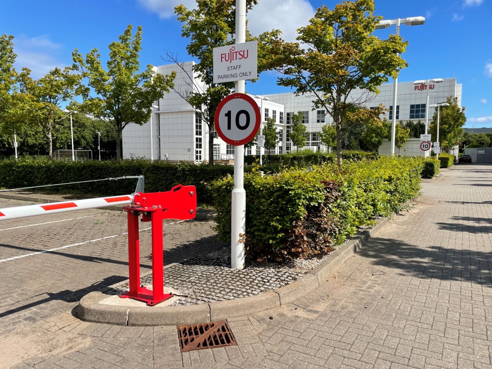 4 x Car Park Barriers - Each Measure 7-Metres Across, 90cm High - To Be Removed From An Executive - Image 14 of 16