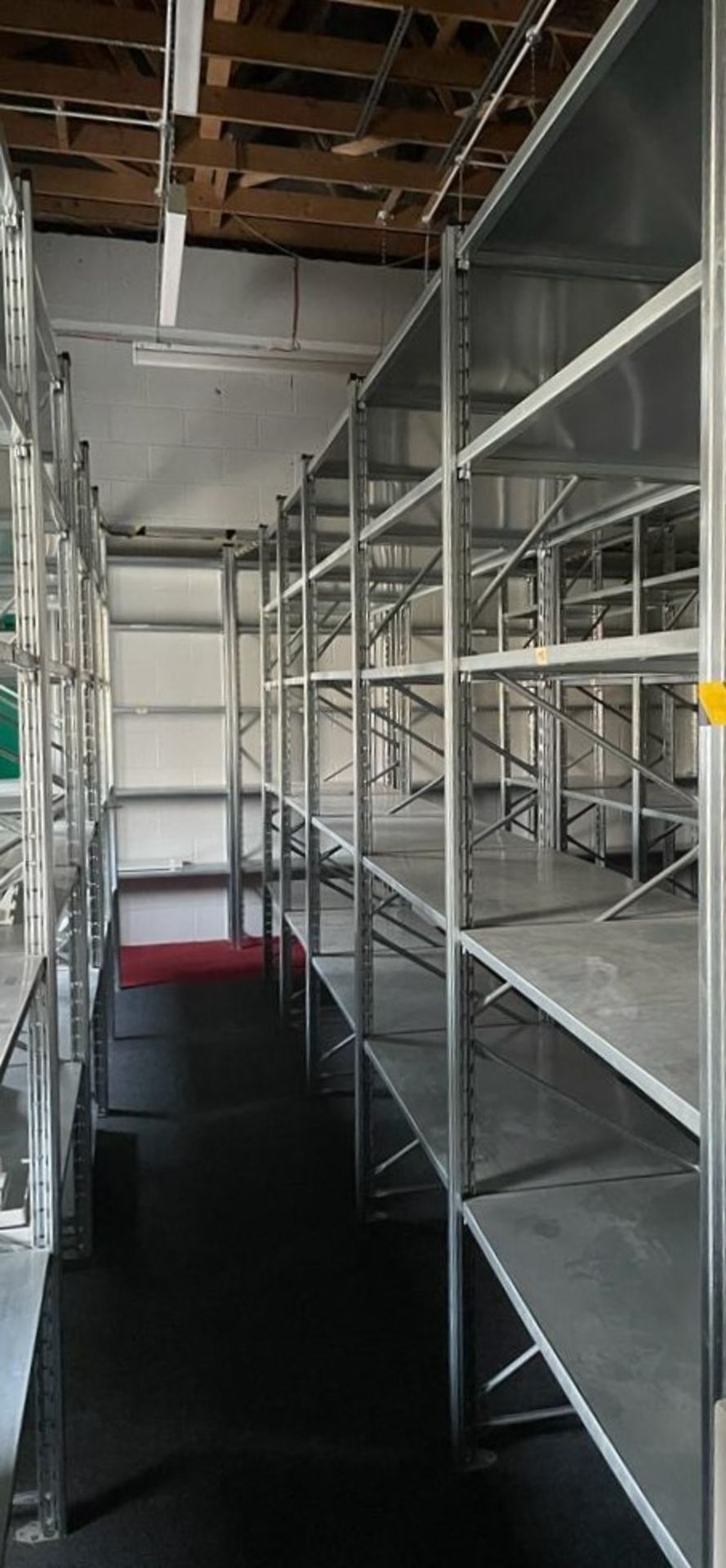 12 x Bays of High Quality Galvanised Steel Warehouse Shelving - Bay Dimensions: H250 x W100 x D60 - Image 6 of 12