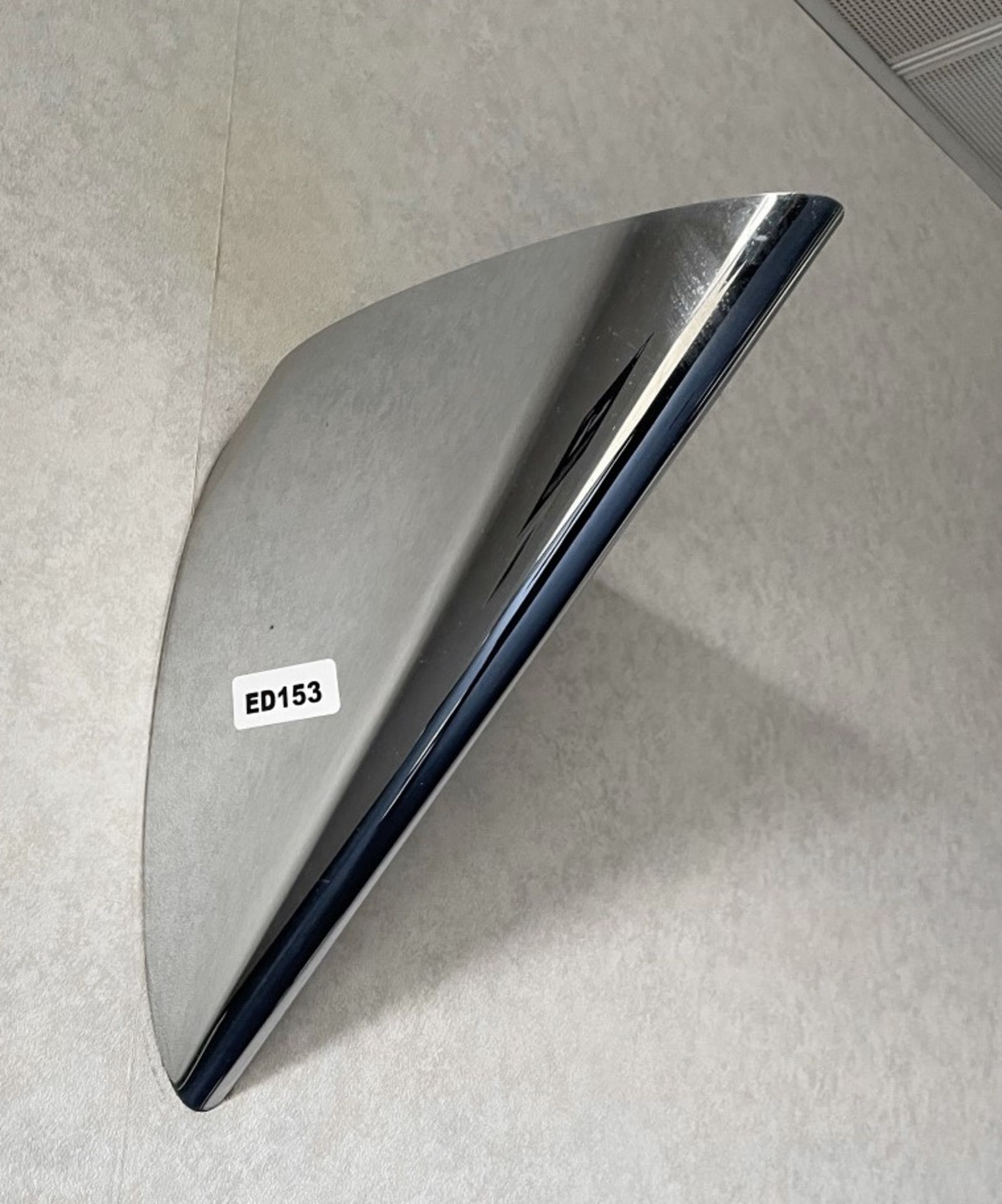 2 x Stylish Triangular Wall Uplighters With A Chrome Finish - Dimensions: 30 x 30cm - Ref: ED153 - T - Image 4 of 4