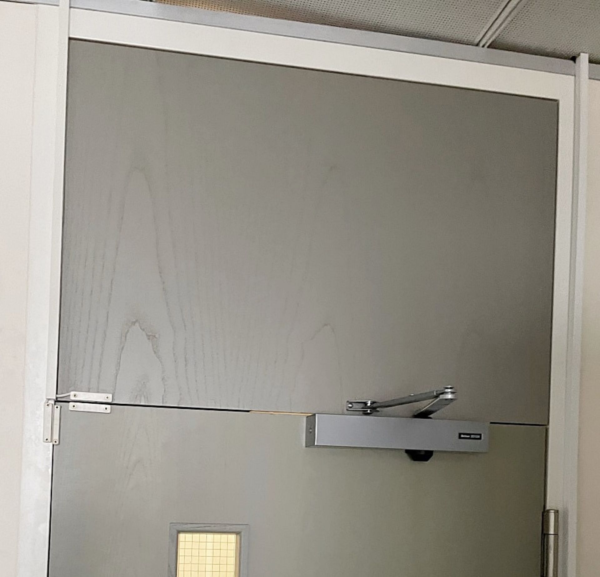 1 x Door With Top Panel And Closer - Dimensions: W100 x H265cm - Ref: ED183 - To Be Removed From - Image 3 of 3