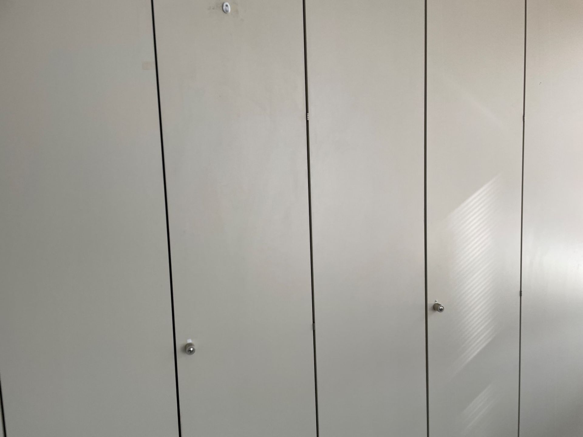 5 x Double Doors Storage Units - Each Measures W50 x H260 x D38cm - Ref: ED159C - To Be Removed From - Image 3 of 9