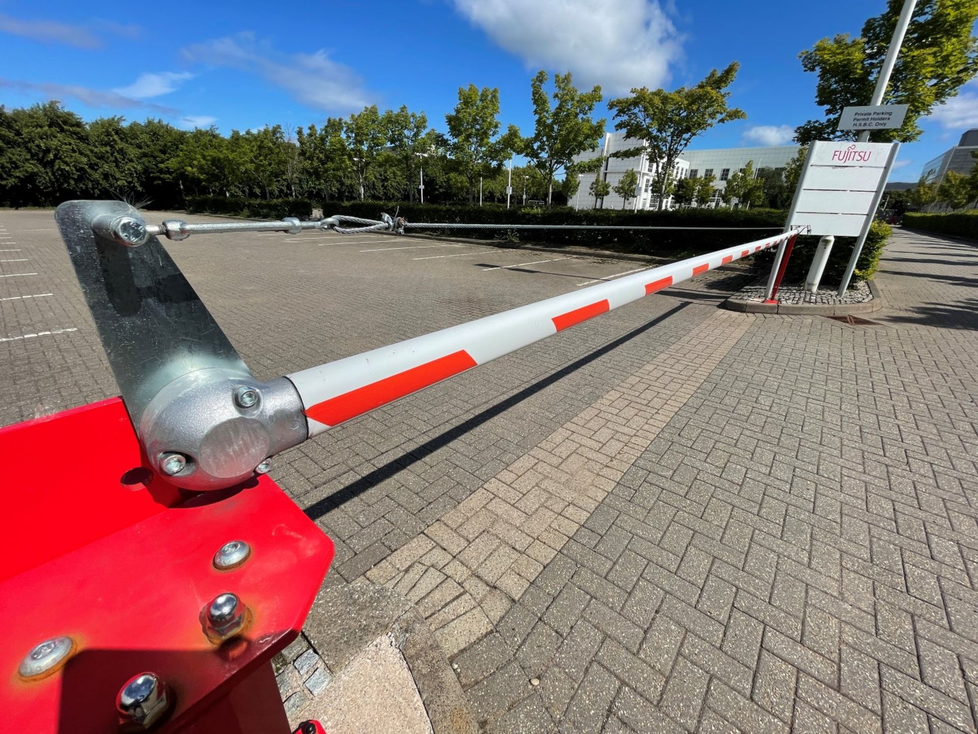4 x Car Park Barriers - Each Measure 7-Metres Across, 90cm High - To Be Removed From An Executive - Image 5 of 16