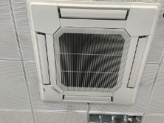 1 x MITSUBISHI Air Conditioning Ceiling Unit With Control Panel - Inverter Not Included - Ref:
