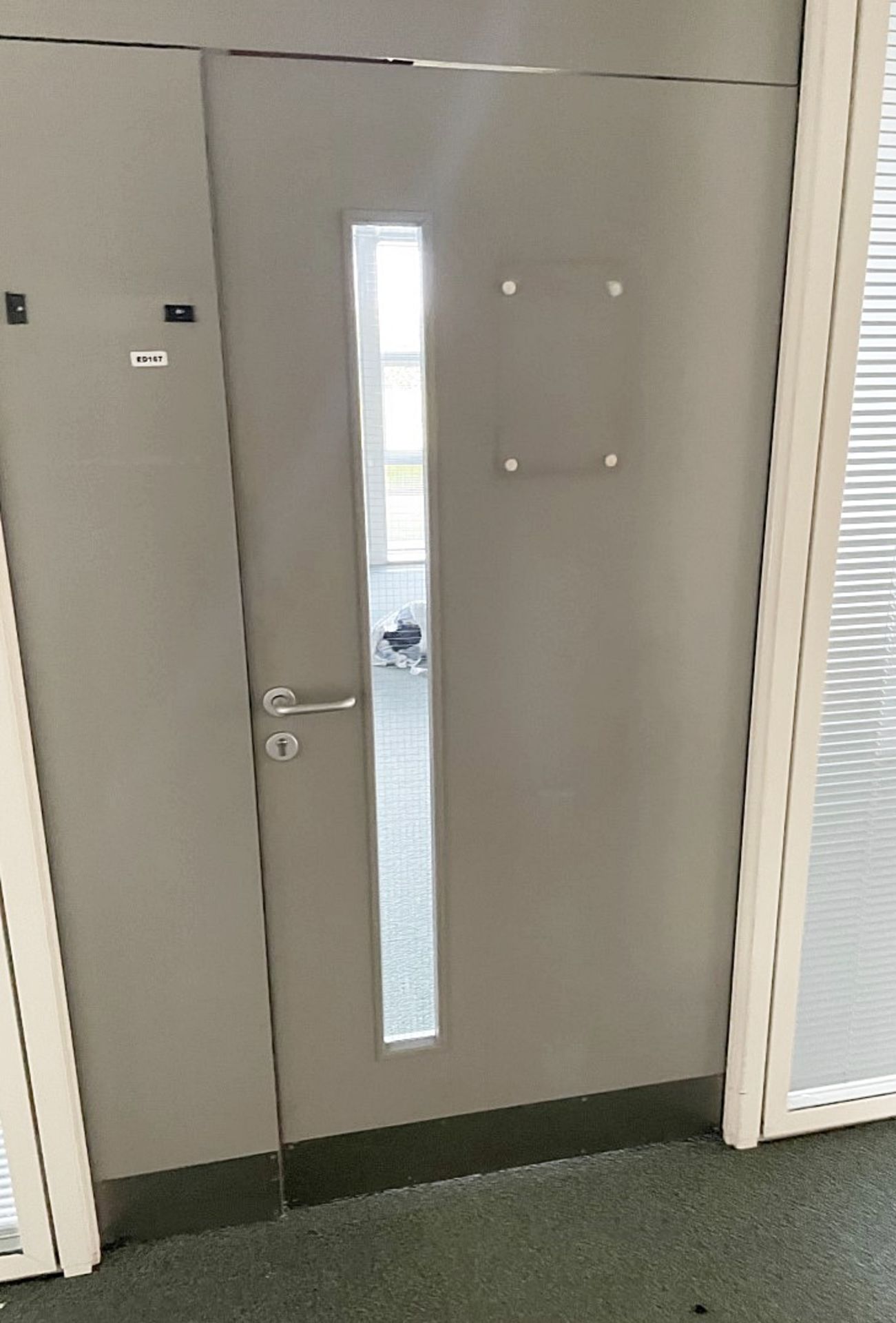 1 x Door With Surrounding Grey With Top &amp; Side Panels, With A BRITON 2508S Closer&nbsp; - Includ - Image 2 of 7